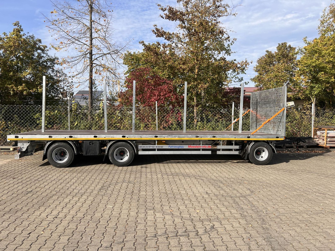 Möslein 3 Achs Jumbo- Plato- Anhänger 8,60 m, Mega - Trailer flatbed: gambar 2 Möslein 3 Achs Jumbo- Plato- Anhänger 8,60 m, Mega - Trailer flatbed: gambar 2