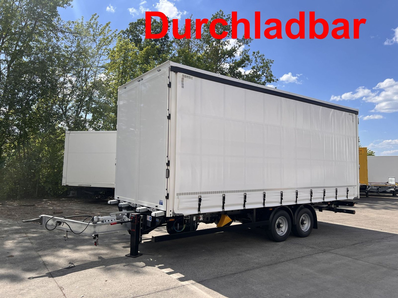 Möslein NEUER Tandem- Planenanhänger Durchladbar - Truk dengan terpal samping: gambar 1 Möslein NEUER Tandem- Planenanhänger Durchladbar - Truk dengan terpal samping: gambar 1