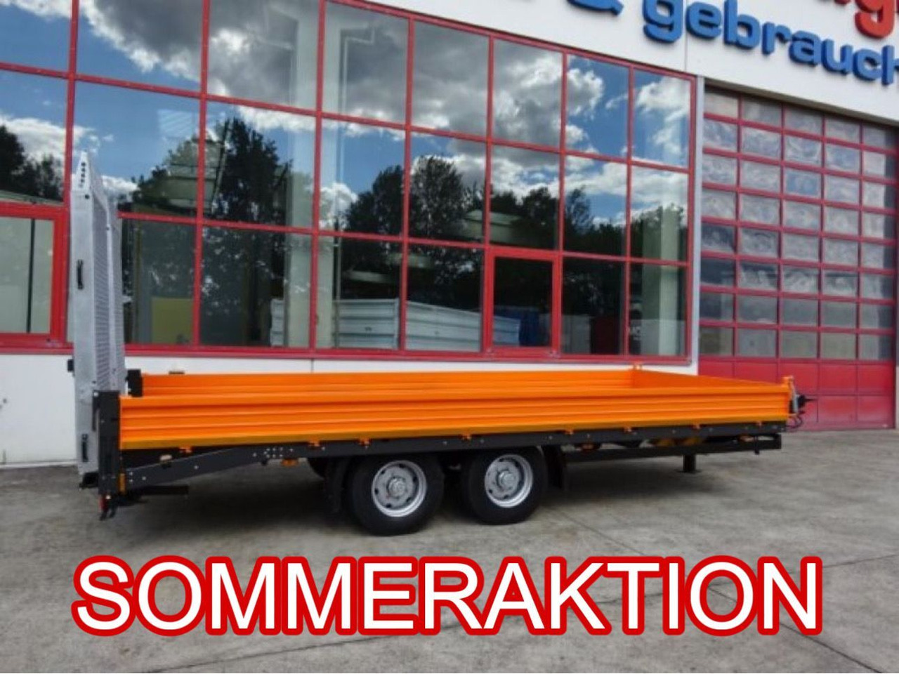 Möslein Neuer Tandemtieflader - Trailer low bed: gambar 1 Möslein Neuer Tandemtieflader - Trailer low bed: gambar 1