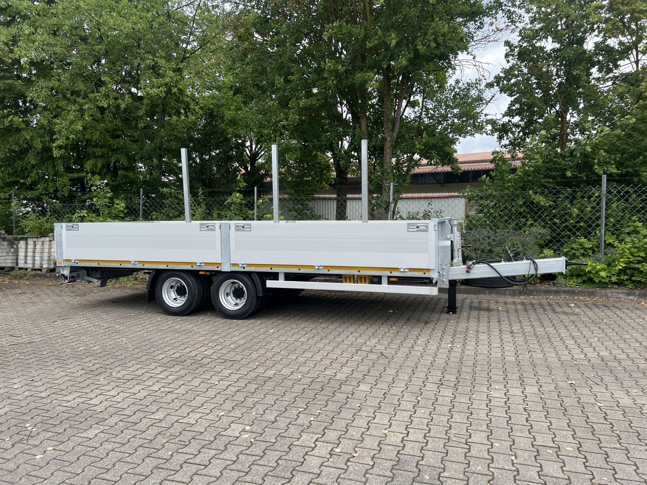 Möslein THT 14,4 G 7,2  14,4 t Tandem- Pritschenanhänger- Tieflader - Trailer flatbed: gambar 1 Möslein THT 14,4 G 7,2  14,4 t Tandem- Pritschenanhänger- Tieflader - Trailer flatbed: gambar 1