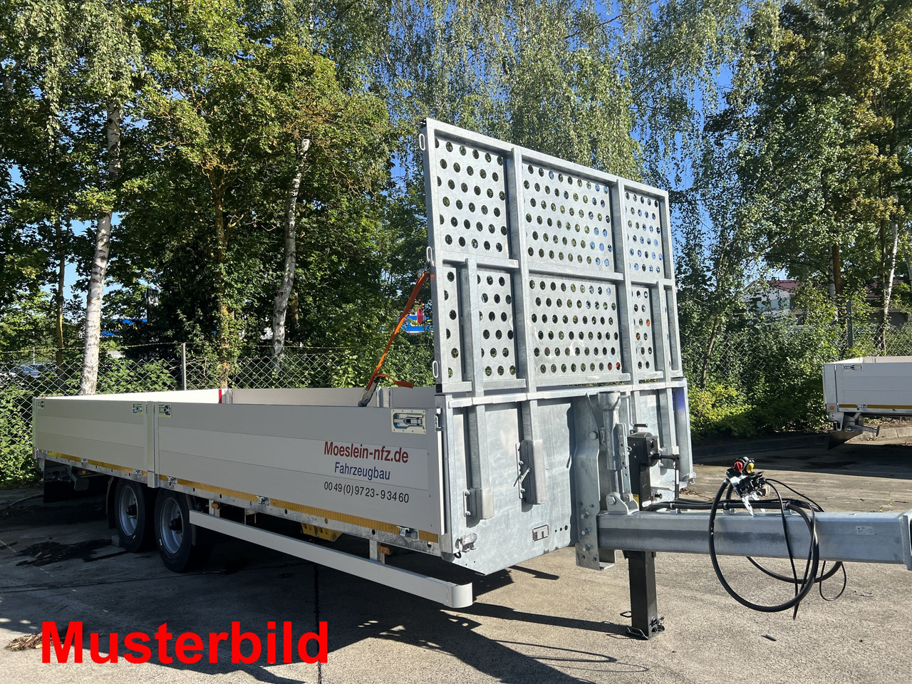 Möslein THT 14,4 G 7,20 L  14,4 t Tandem- Pritschenanhänger- Tieflader - Trailer flatbed: gambar 2 Möslein THT 14,4 G 7,20 L  14,4 t Tandem- Pritschenanhänger- Tieflader - Trailer flatbed: gambar 2