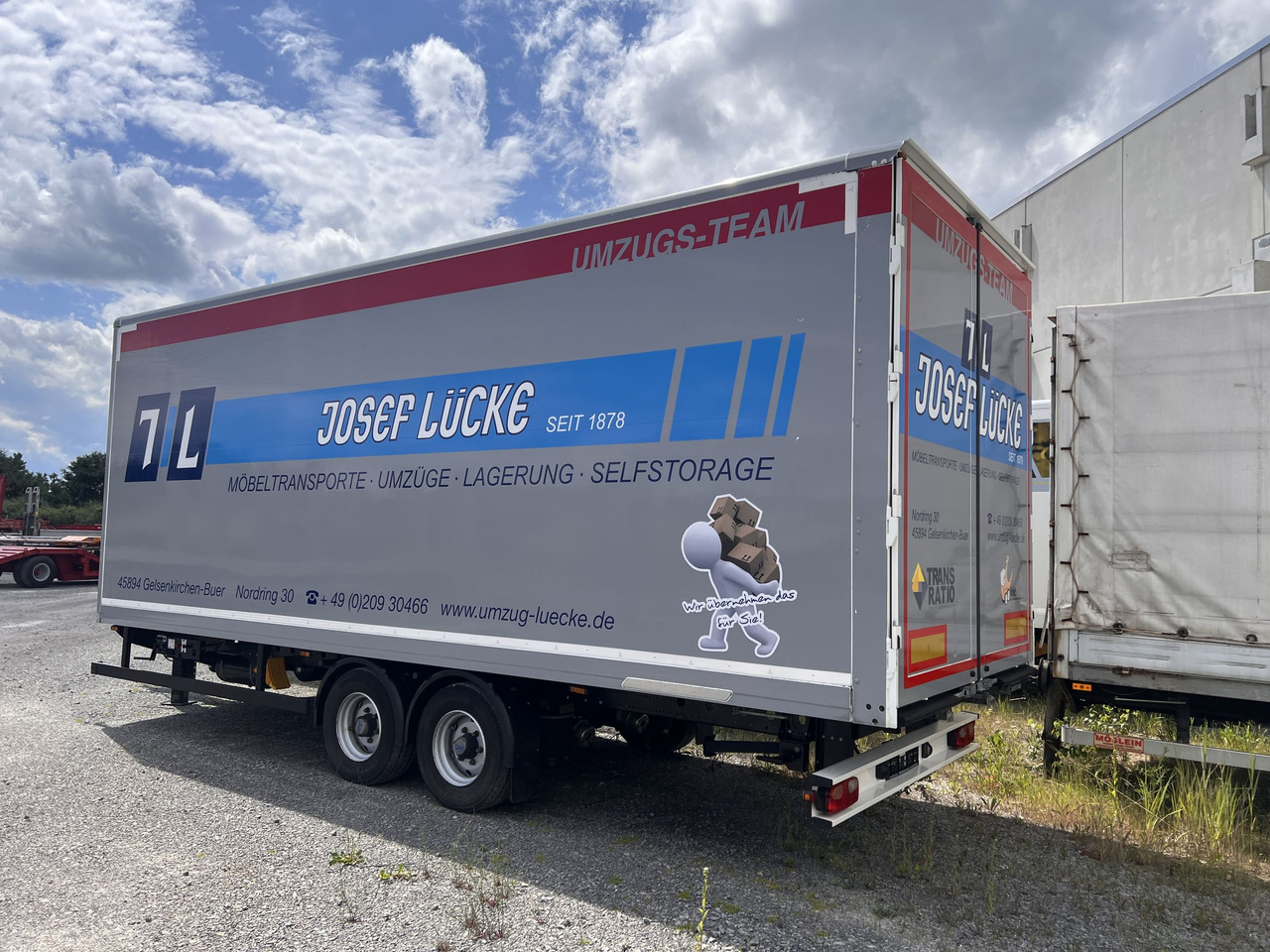 Möslein TKO 105 Schwebheim Tandem- Möbel Koffer- Anhänger - Trailer kotak tertutup: gambar 2 Möslein TKO 105 Schwebheim Tandem- Möbel Koffer- Anhänger - Trailer kotak tertutup: gambar 2