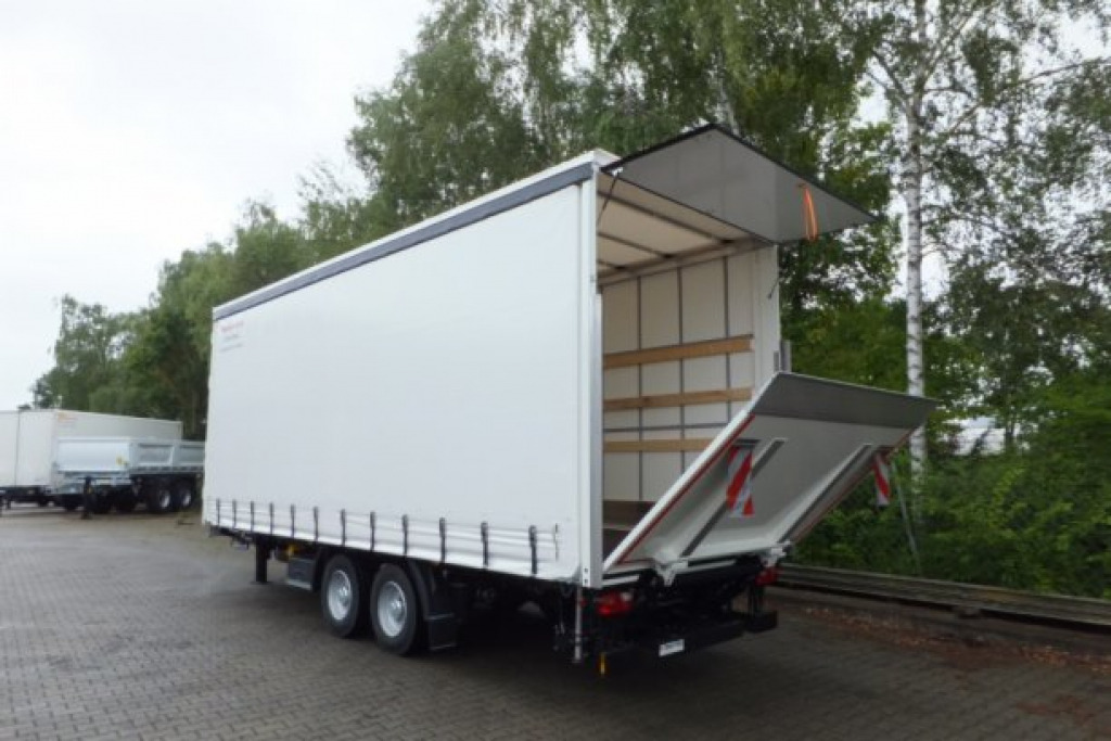 Möslein TPS 11 DL 7,30 neuer Planenanhänger, Ladebordwand + Durchladbar - Trailer dengan terpal samping: gambar 2 Möslein TPS 11 DL 7,30 neuer Planenanhänger, Ladebordwand + Durchladbar - Trailer dengan terpal samping: gambar 2