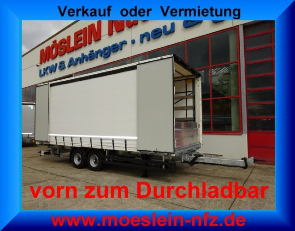Möslein TPW 105 D Schwebheim Tandem- Planenanhänger Durchladen - Trailer dengan terpal samping: gambar 1 Möslein TPW 105 D Schwebheim Tandem- Planenanhänger Durchladen - Trailer dengan terpal samping: gambar 1