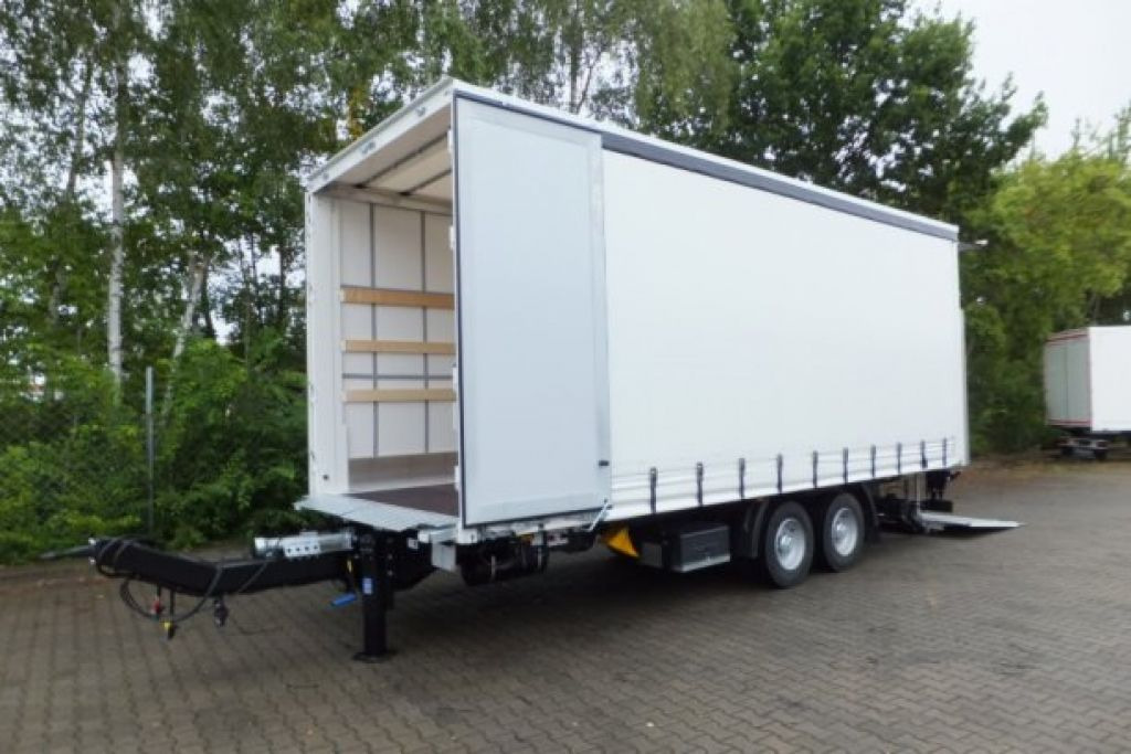 Möslein neuer Planenanhänger, Ladebordwand + Durchladba - Trailer dengan terpal samping: gambar 2 Möslein neuer Planenanhänger, Ladebordwand + Durchladba - Trailer dengan terpal samping: gambar 2