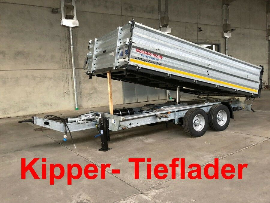 Möslein neuer Tandem 3- Seitenkipper Tiefladermit Bordw - Trailer jungkit: gambar 1 Möslein neuer Tandem 3- Seitenkipper Tiefladermit Bordw - Trailer jungkit: gambar 1