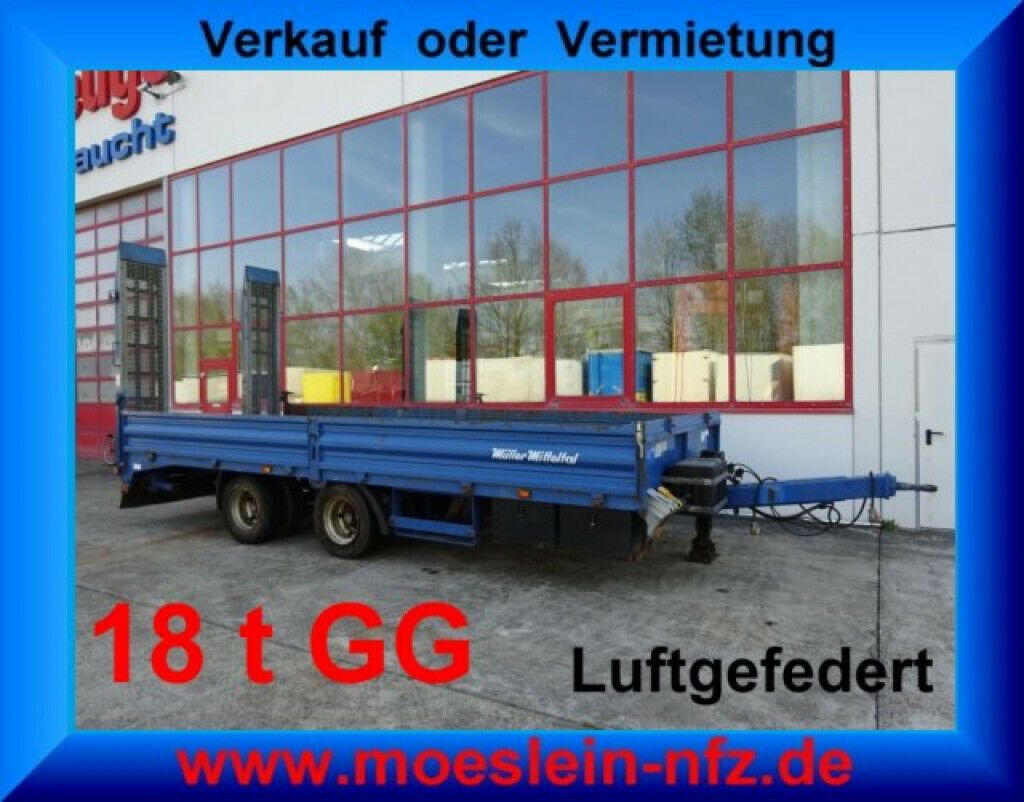 Müller-Mitteltal 18 t GG Tandemtieflader - Trailer low bed: gambar 1 Müller-Mitteltal 18 t GG Tandemtieflader - Trailer low bed: gambar 1