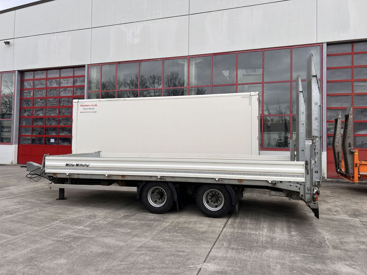 Müller-Mitteltal 19 t Tandemtieflader, Wenig Benutzt - Trailer low bed: gambar 1 Müller-Mitteltal 19 t Tandemtieflader, Wenig Benutzt - Trailer low bed: gambar 1