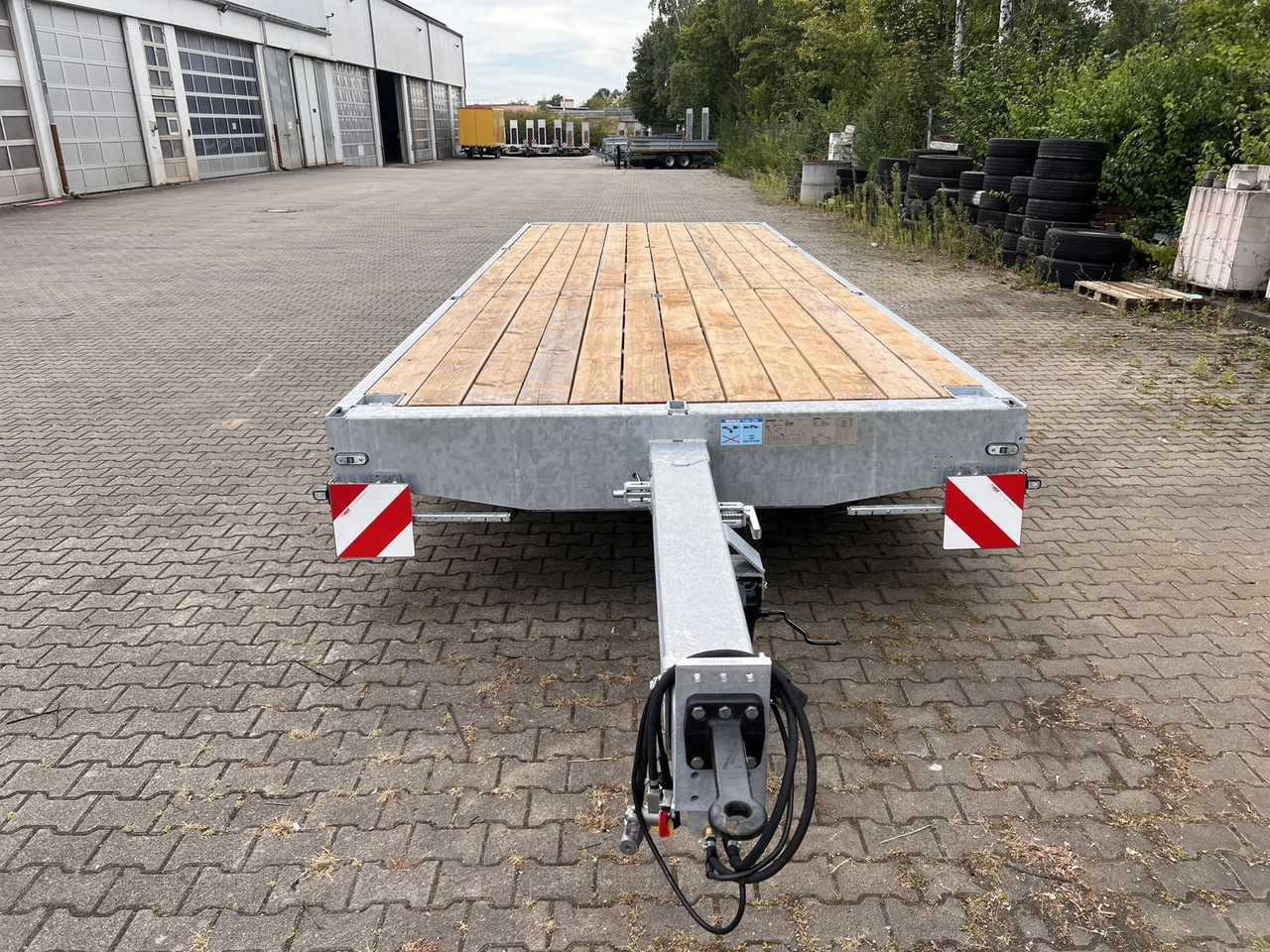 Semi-trailer Möslein  13,9 t Tandemanhänger- Tieflader, ausziehbar: gambar 9