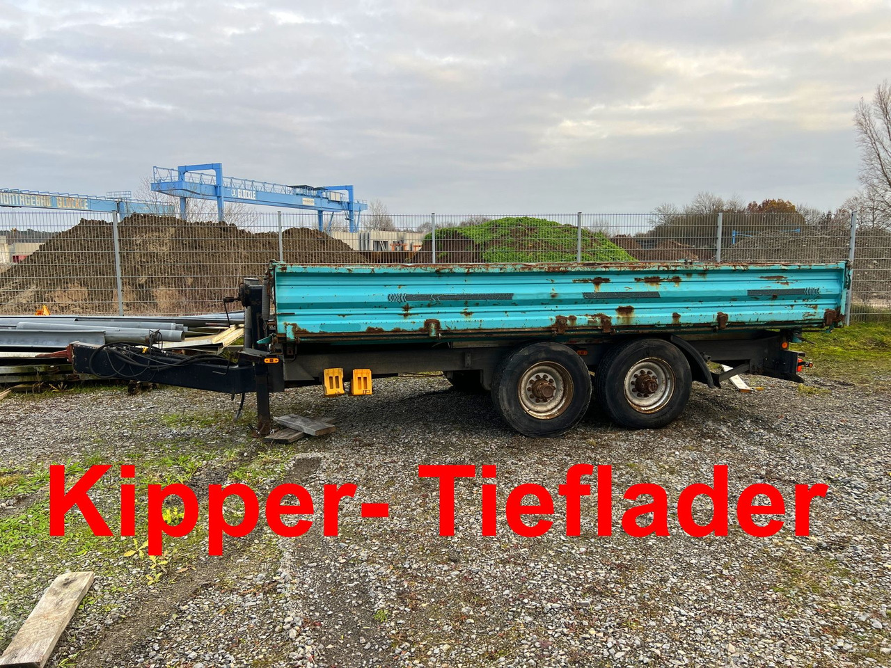 TK14 14 t Tandemkipper- Tieflader - Trailer jungkit: gambar 1 TK14 14 t Tandemkipper- Tieflader - Trailer jungkit: gambar 1