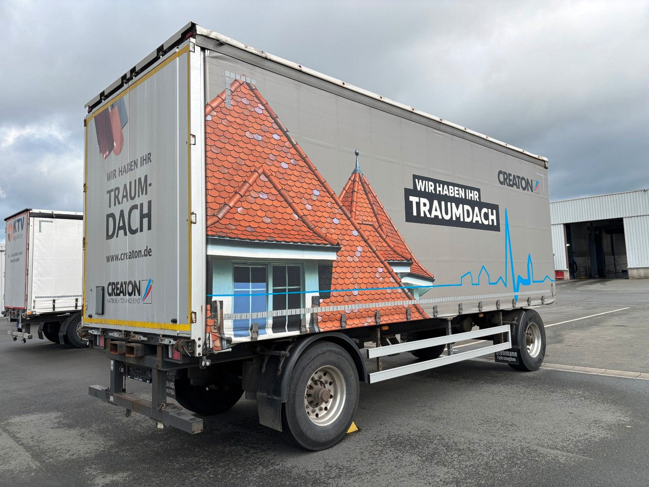 AZP18 Plane + Staplerhalterung - Trailer dengan terpal samping: gambar 4 AZP18 Plane + Staplerhalterung - Trailer dengan terpal samping: gambar 4