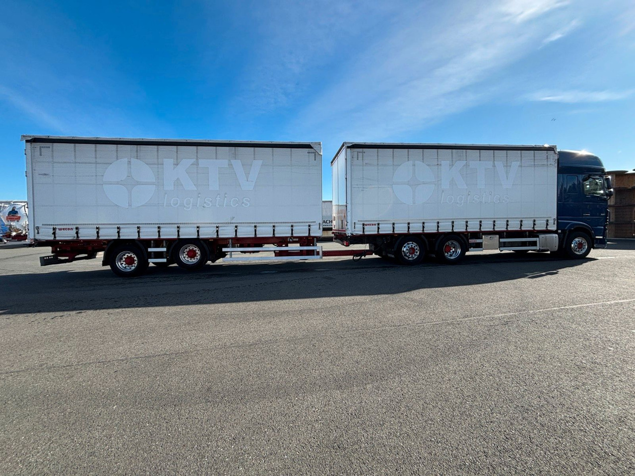 DAF SSC XF 480 Jumbozug + Anh Wecon Staplerhalterung - Truk dengan terpal samping: gambar 5 DAF SSC XF 480 Jumbozug + Anh Wecon Staplerhalterung - Truk dengan terpal samping: gambar 5