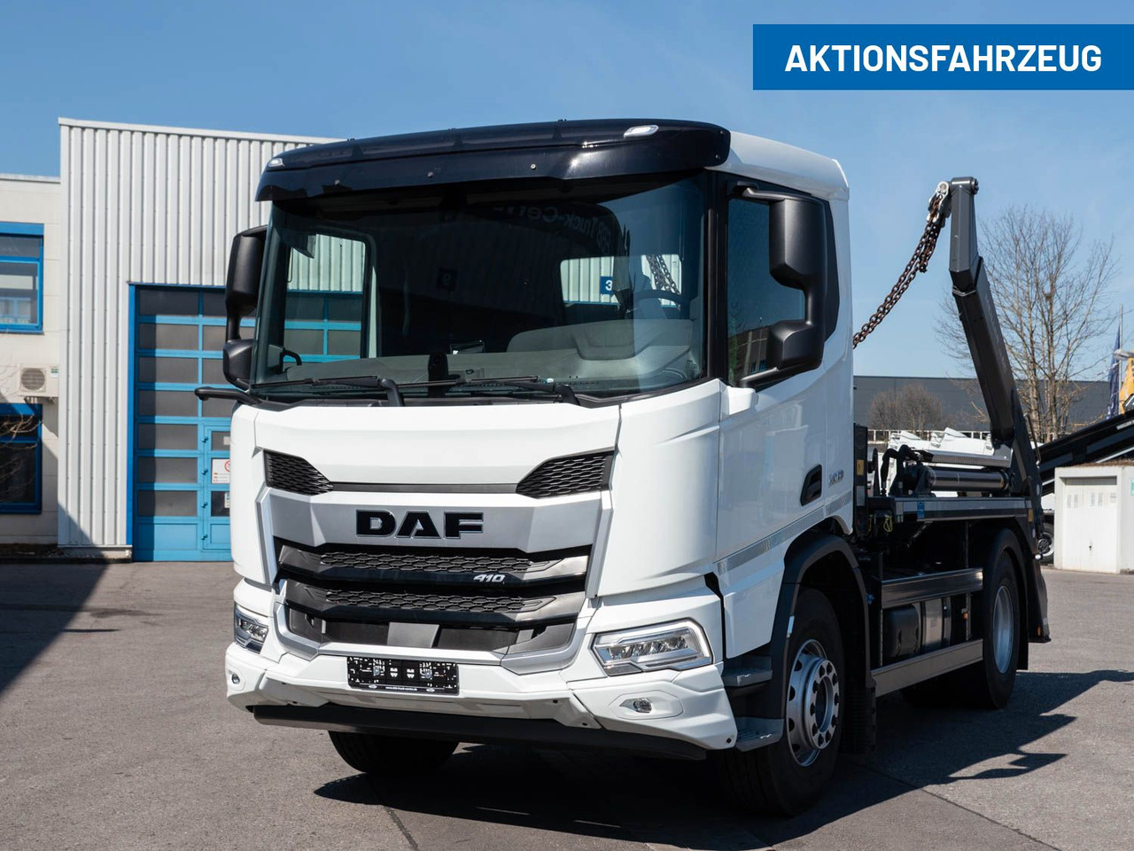 DAF XD 410 FA Meiller Absetzkipper DAF XD 410 FA Meiller Absetzkipper - Truk skip loader: gambar 1 DAF XD 410 FA Meiller Absetzkipper DAF XD 410 FA Meiller Absetzkipper - Truk skip loader: gambar 1