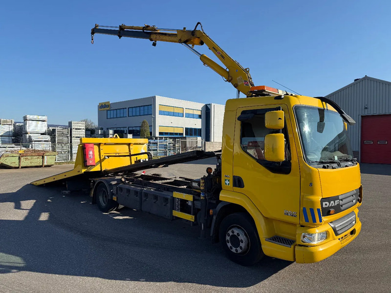 DAF LF 45 180 EEV 2013 plateau + bril + crane - Mobil derek: gambar 2 DAF LF 45 180 EEV 2013 plateau + bril + crane - Mobil derek: gambar 2