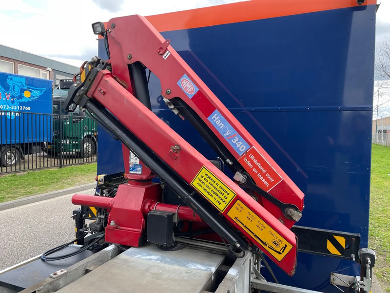 Truk jungkit, Truk derek DAF LF 45 kipper + crane: gambar 6