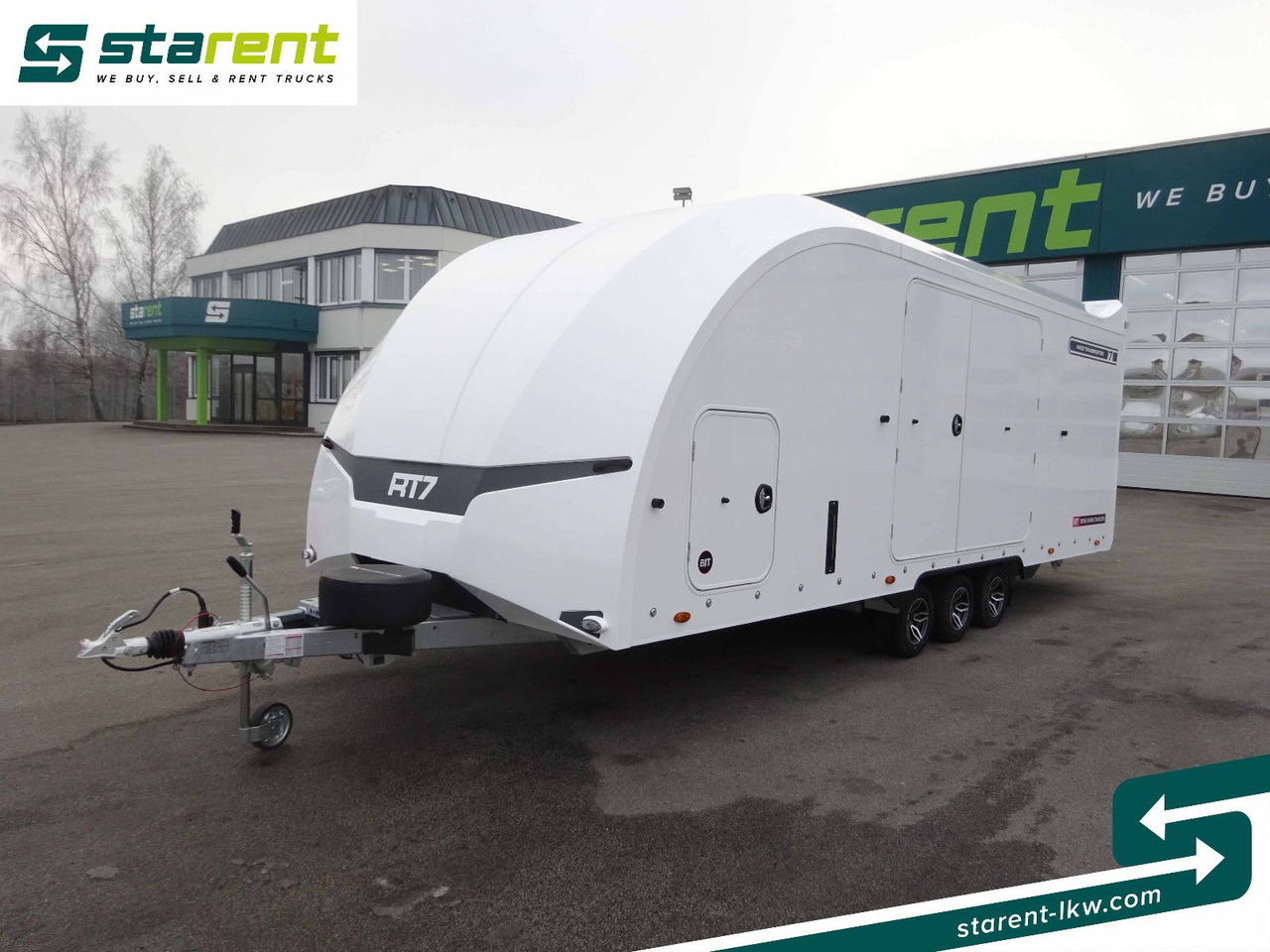 Brian James Trailers Race Transporter 7, Seilwinde - Trailer autotransporter: gambar 1 Brian James Trailers Race Transporter 7, Seilwinde - Trailer autotransporter: gambar 1