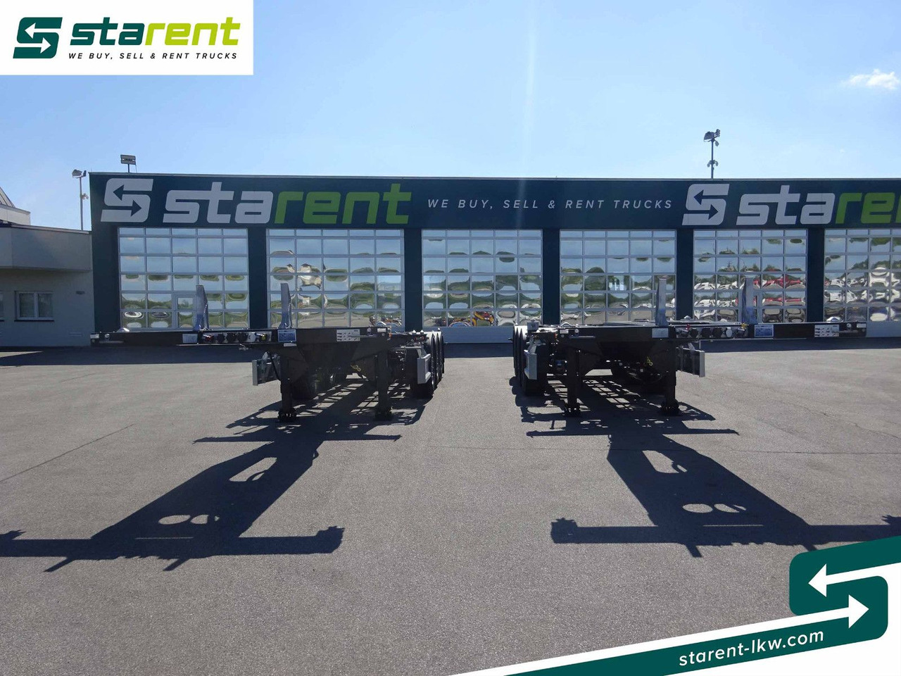 D-TEC Flexitrailer LS Containerchassis ADR, Liftachse - Semi-trailer pengangkut mobil: gambar 2 D-TEC Flexitrailer LS Containerchassis ADR, Liftachse - Semi-trailer pengangkut mobil: gambar 2