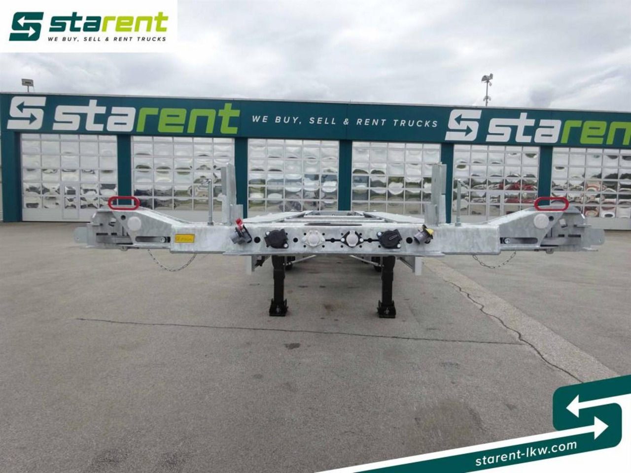 Fliegl Containerchassis ADR 1x20/2x20/1x30/1x40/1x45 - Semi-trailer sasis: gambar 2 Fliegl Containerchassis ADR 1x20/2x20/1x30/1x40/1x45 - Semi-trailer sasis: gambar 2