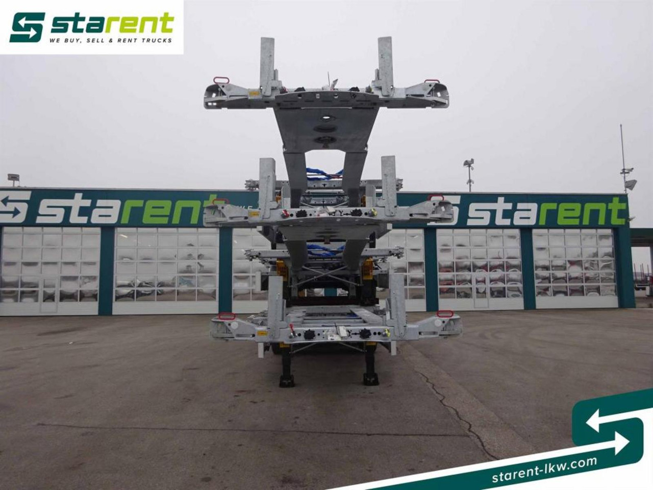 Fliegl Containerchassis ADR 1x20/2x20/1x30/1x40/1x45 - Semi-trailer sasis: gambar 2 Fliegl Containerchassis ADR 1x20/2x20/1x30/1x40/1x45 - Semi-trailer sasis: gambar 2