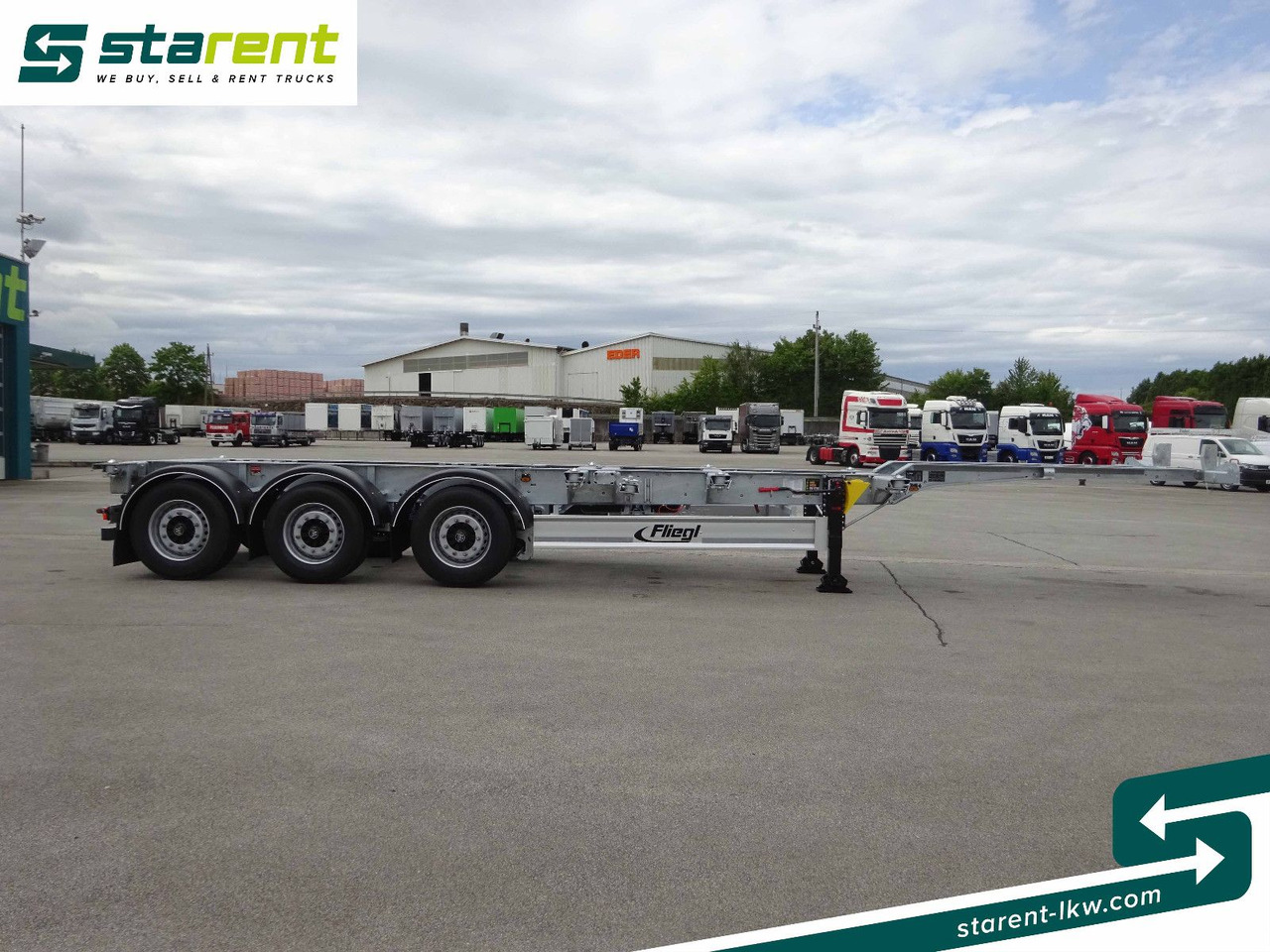 Fliegl Containerchassis ADR, 1x20/2x20/1x30/1x40/1x45 - Semi-trailer pengangkut mobil: gambar 4 Fliegl Containerchassis ADR, 1x20/2x20/1x30/1x40/1x45 - Semi-trailer pengangkut mobil: gambar 4