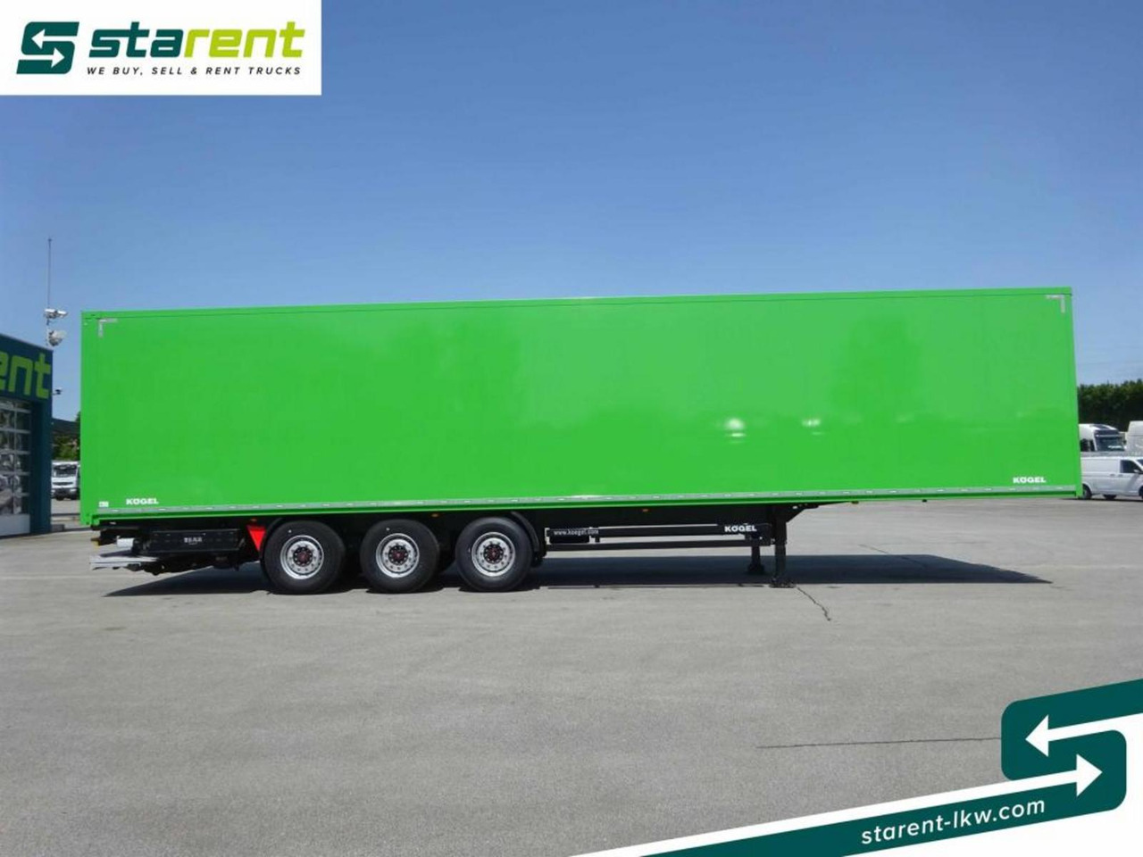 Kögel Trockenfrachtkoffer, Lenk- u Liftachse, LBW, Miete - Semi-trailer kotak tertutup: gambar 4 Kögel Trockenfrachtkoffer, Lenk- u Liftachse, LBW, Miete - Semi-trailer kotak tertutup: gambar 4