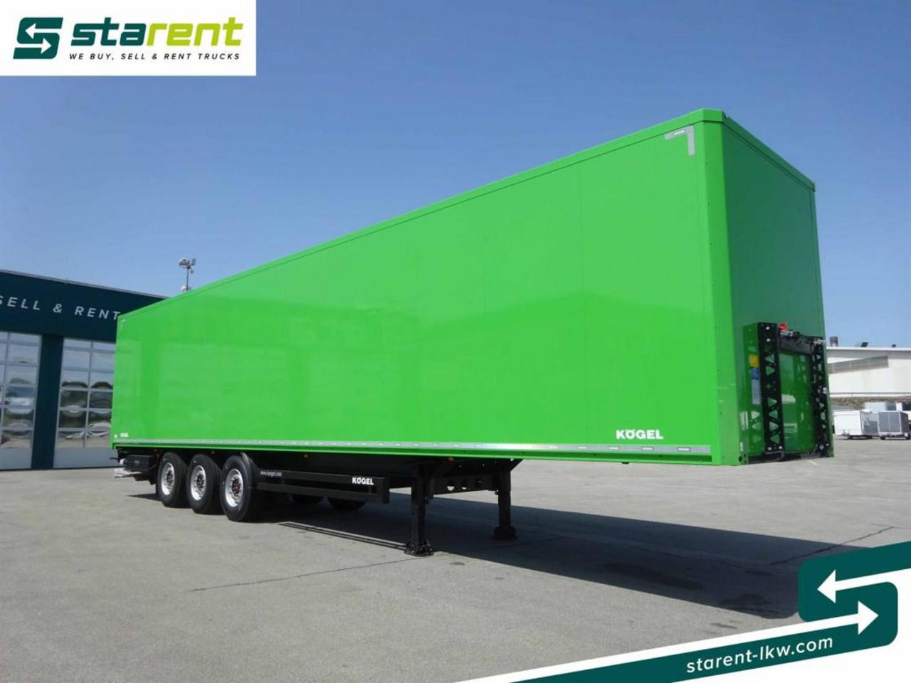 Kögel Trockenfrachtkoffer, Lenk- u Liftachse, LBW, Miete - Semi-trailer kotak tertutup: gambar 3 Kögel Trockenfrachtkoffer, Lenk- u Liftachse, LBW, Miete - Semi-trailer kotak tertutup: gambar 3