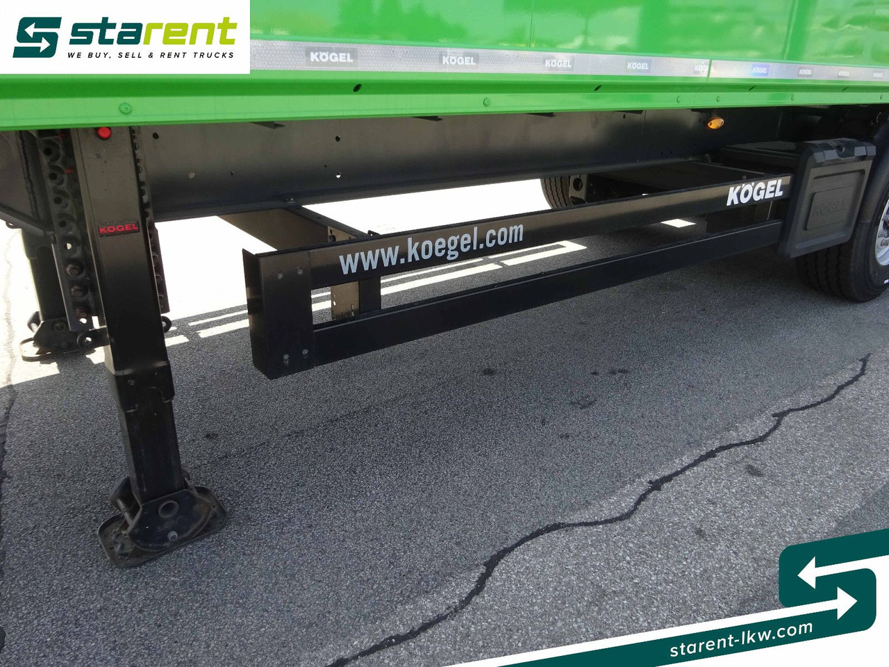 Semi-trailer kotak tertutup Kögel Trockenfrachtkoffer, Lenkachse, Liftachse, LBW: gambar 16