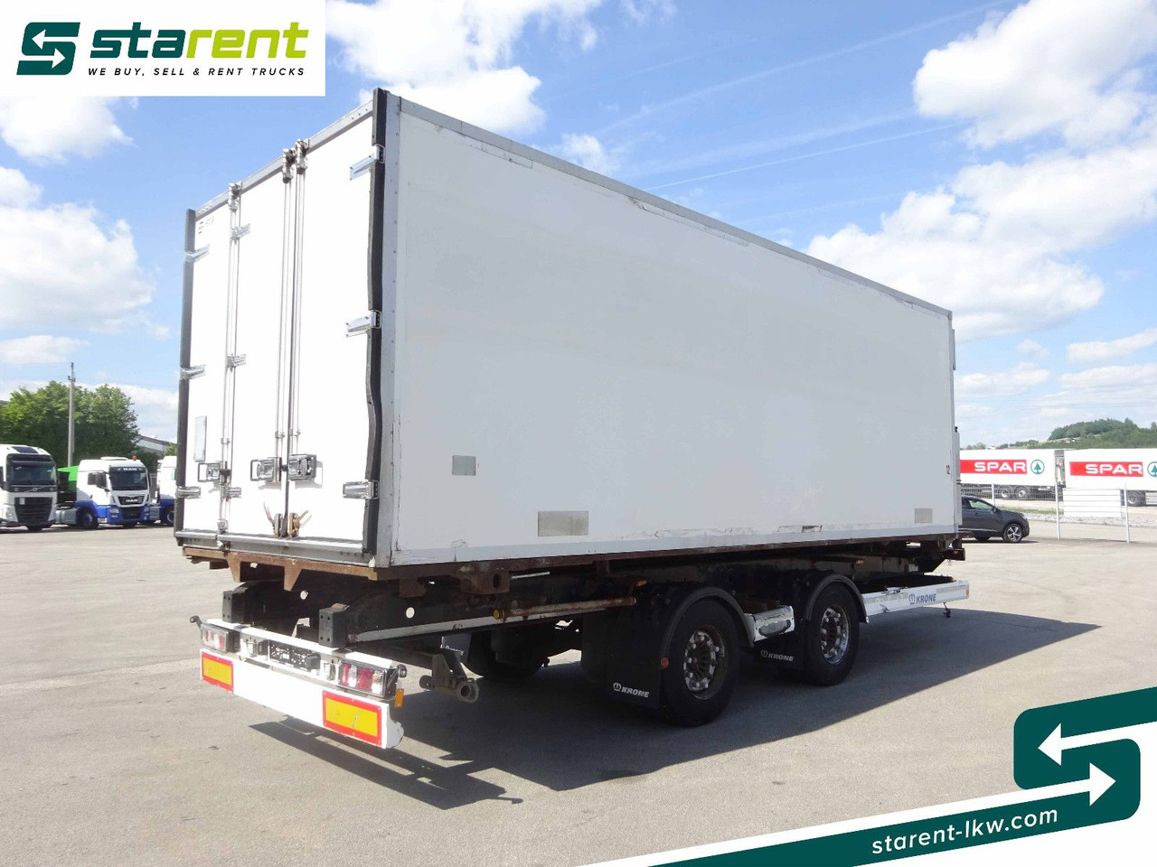 Krone Jumbotandemlafette, BDF Wechselrahmen - Trailer berpendingin: gambar 5 Krone Jumbotandemlafette, BDF Wechselrahmen - Trailer berpendingin: gambar 5