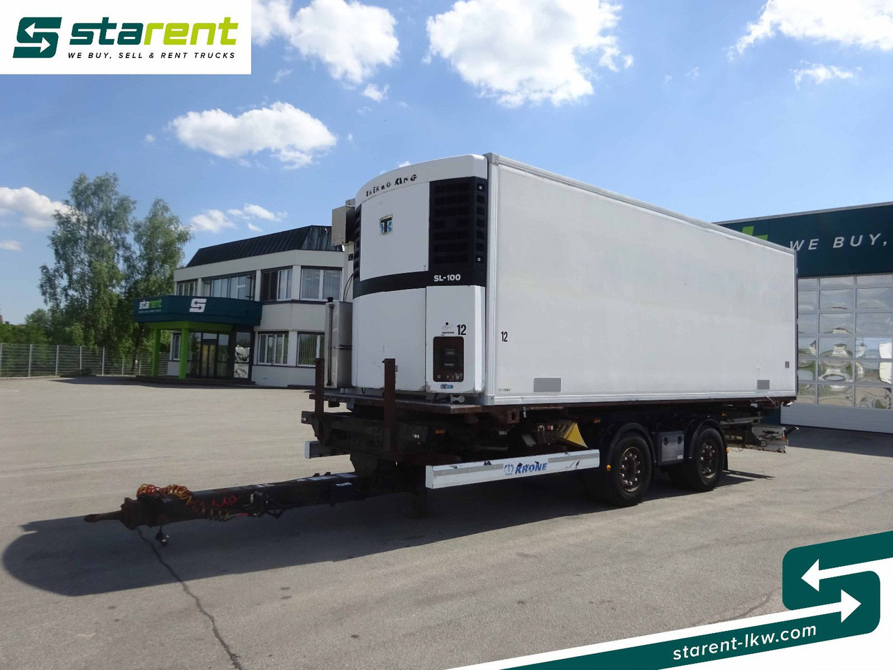 Krone Jumbotandemlafette, BDF Wechselrahmen - Trailer berpendingin: gambar 1 Krone Jumbotandemlafette, BDF Wechselrahmen - Trailer berpendingin: gambar 1