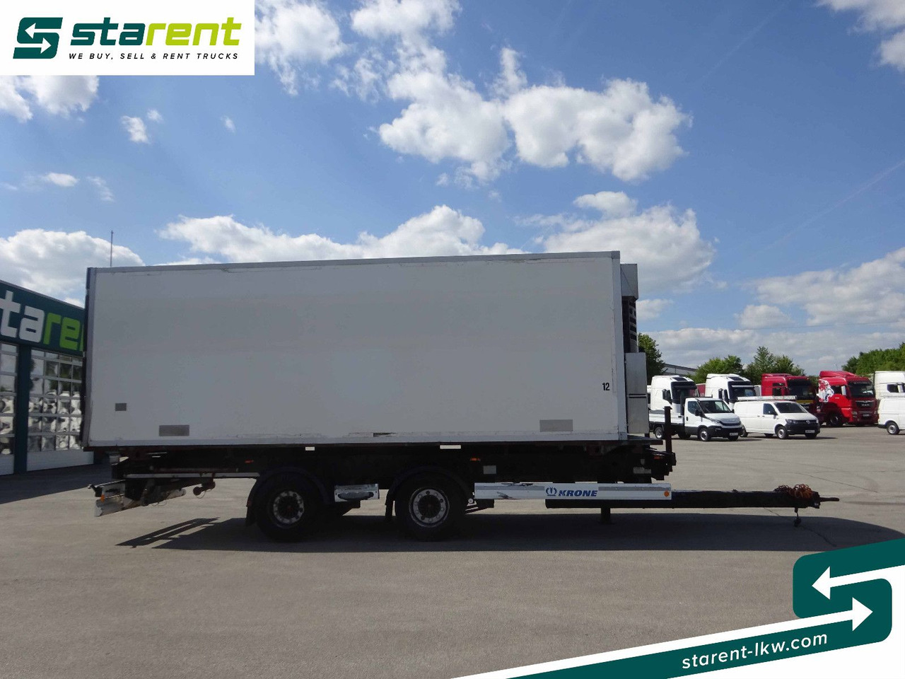 Krone Jumbotandemlafette, BDF Wechselrahmen - Trailer berpendingin: gambar 4 Krone Jumbotandemlafette, BDF Wechselrahmen - Trailer berpendingin: gambar 4