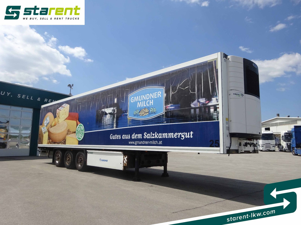 Krone Thermotrailer, Carrier Vector 1950 MT°, 3 Zonen - Semi-trailer berpendingin: gambar 3 Krone Thermotrailer, Carrier Vector 1950 MT°, 3 Zonen - Semi-trailer berpendingin: gambar 3