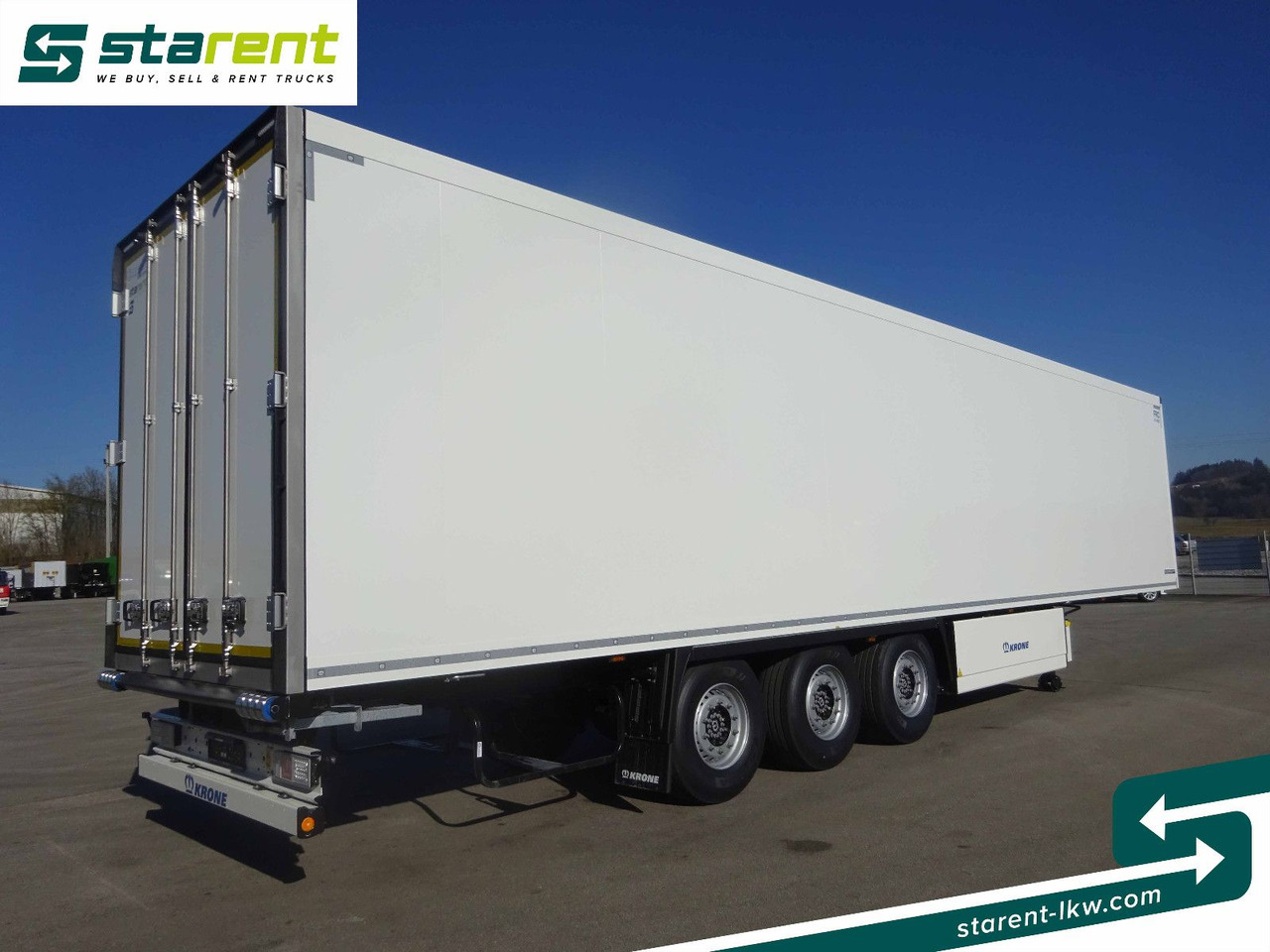 Krone Tiefkühler Carrier Vector 1550, Liftachse - Semi-trailer kotak tertutup: gambar 5 Krone Tiefkühler Carrier Vector 1550, Liftachse - Semi-trailer kotak tertutup: gambar 5