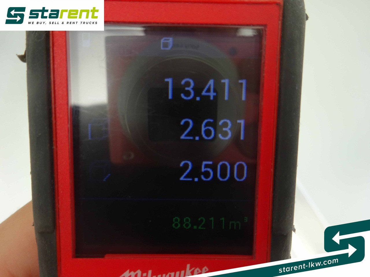 Semi-trailer kotak tertutup Krone Tiefkühler Carrier Vector 1550, Liftachse: gambar 15