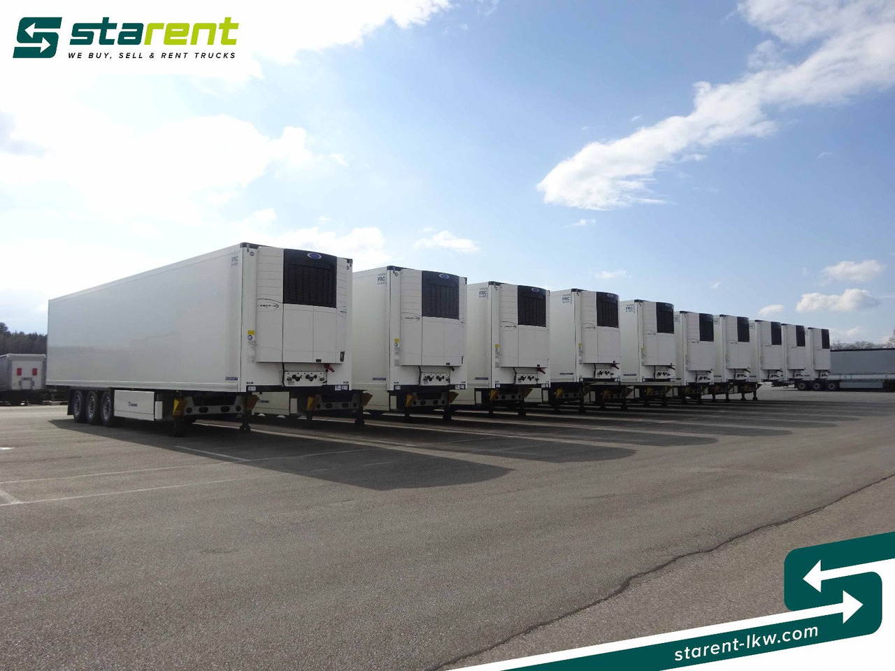 Krone Tiefkühler Carrier Vector 1550, Liftachse - Semi-trailer kotak tertutup: gambar 3 Krone Tiefkühler Carrier Vector 1550, Liftachse - Semi-trailer kotak tertutup: gambar 3