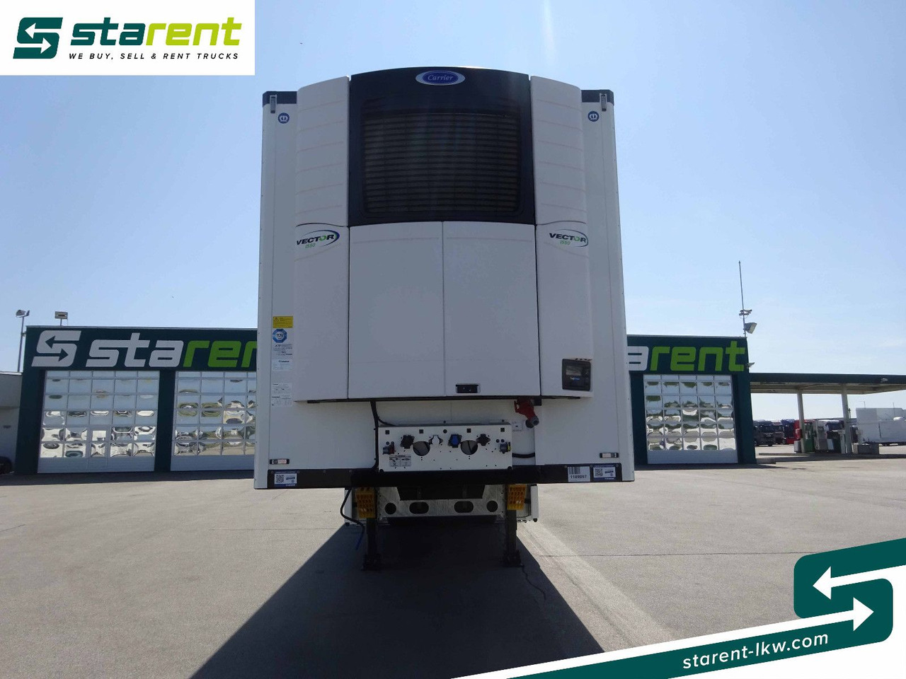Krone Tiefkühler Carrier Vector 1550, Liftachse - Semi-trailer kotak tertutup: gambar 2 Krone Tiefkühler Carrier Vector 1550, Liftachse - Semi-trailer kotak tertutup: gambar 2