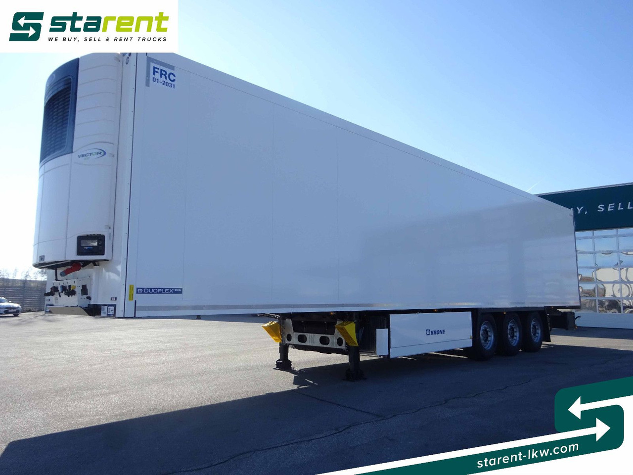 Krone Tiefkühler Carrier Vector 1550, Liftachse - Semi-trailer berpendingin: gambar 1 Krone Tiefkühler Carrier Vector 1550, Liftachse - Semi-trailer berpendingin: gambar 1
