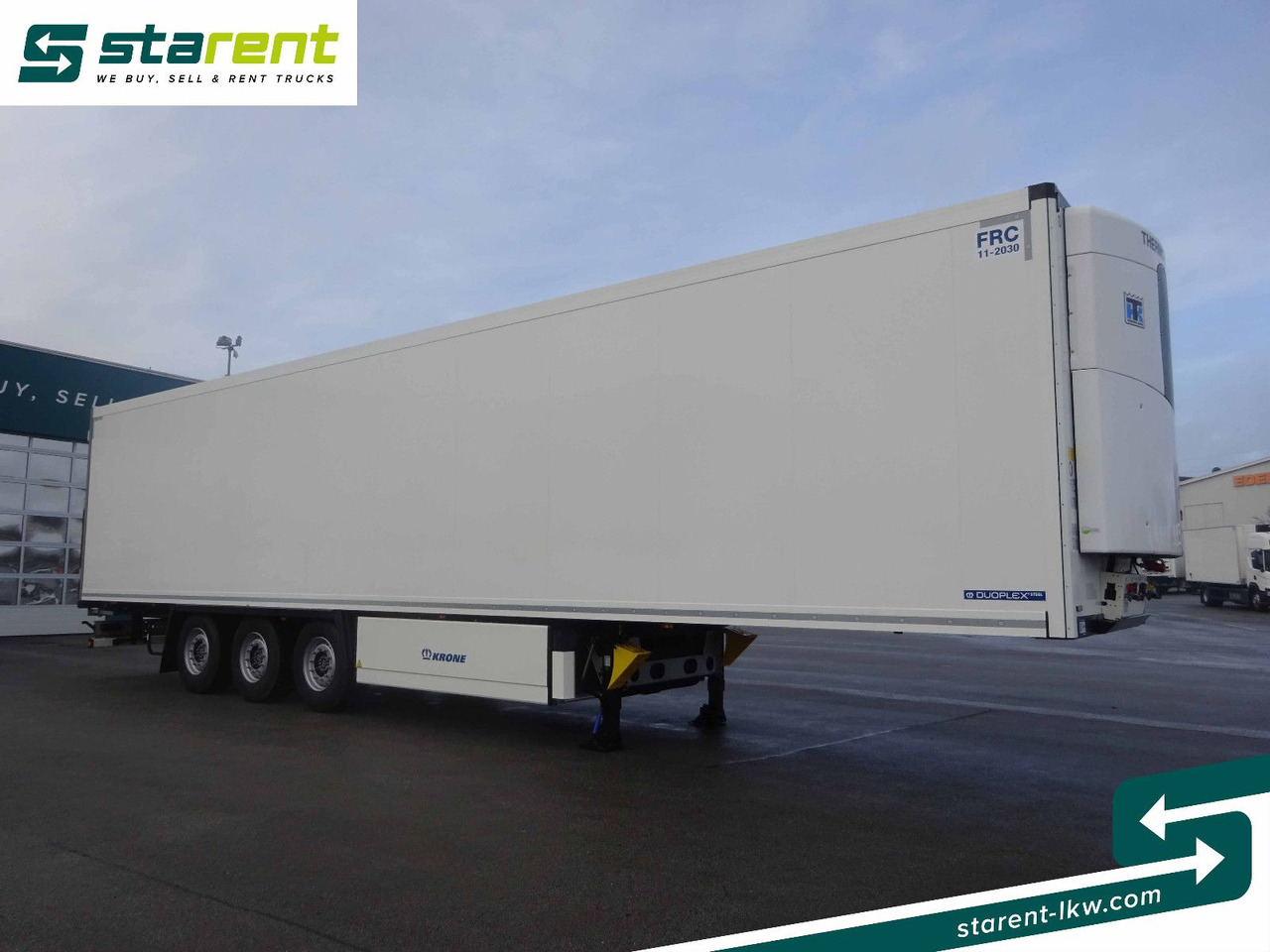 Krone Tiefkühler TK SLXi300 Doppelstock Blumenbreit - Semi-trailer berpendingin: gambar 3 Krone Tiefkühler TK SLXi300 Doppelstock Blumenbreit - Semi-trailer berpendingin: gambar 3
