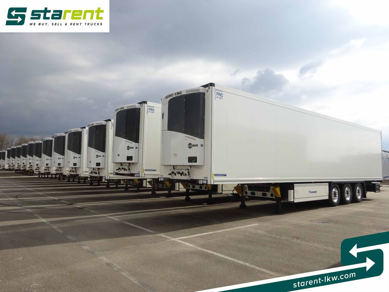 Krone Tiefkühler TK SLXi300 Doppelstock Blumenbreit - Semi-trailer berpendingin: gambar 3 Krone Tiefkühler TK SLXi300 Doppelstock Blumenbreit - Semi-trailer berpendingin: gambar 3