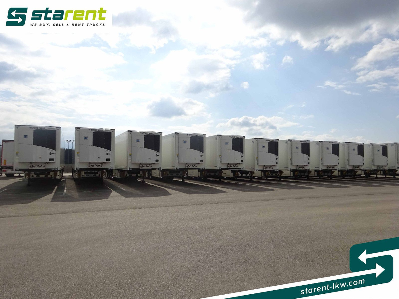 Krone Tiefkühler TK SLXi300 Doppelstock Blumenbreit - Semi-trailer berpendingin: gambar 2 Krone Tiefkühler TK SLXi300 Doppelstock Blumenbreit - Semi-trailer berpendingin: gambar 2