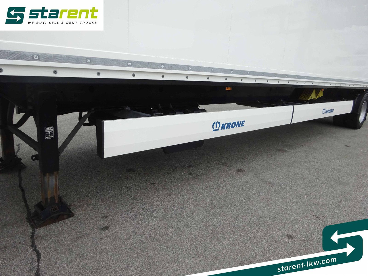 Semi-trailer kotak tertutup Krone Trockenfrachtkoffer, Dautel LBW 2.500 KG: gambar 19