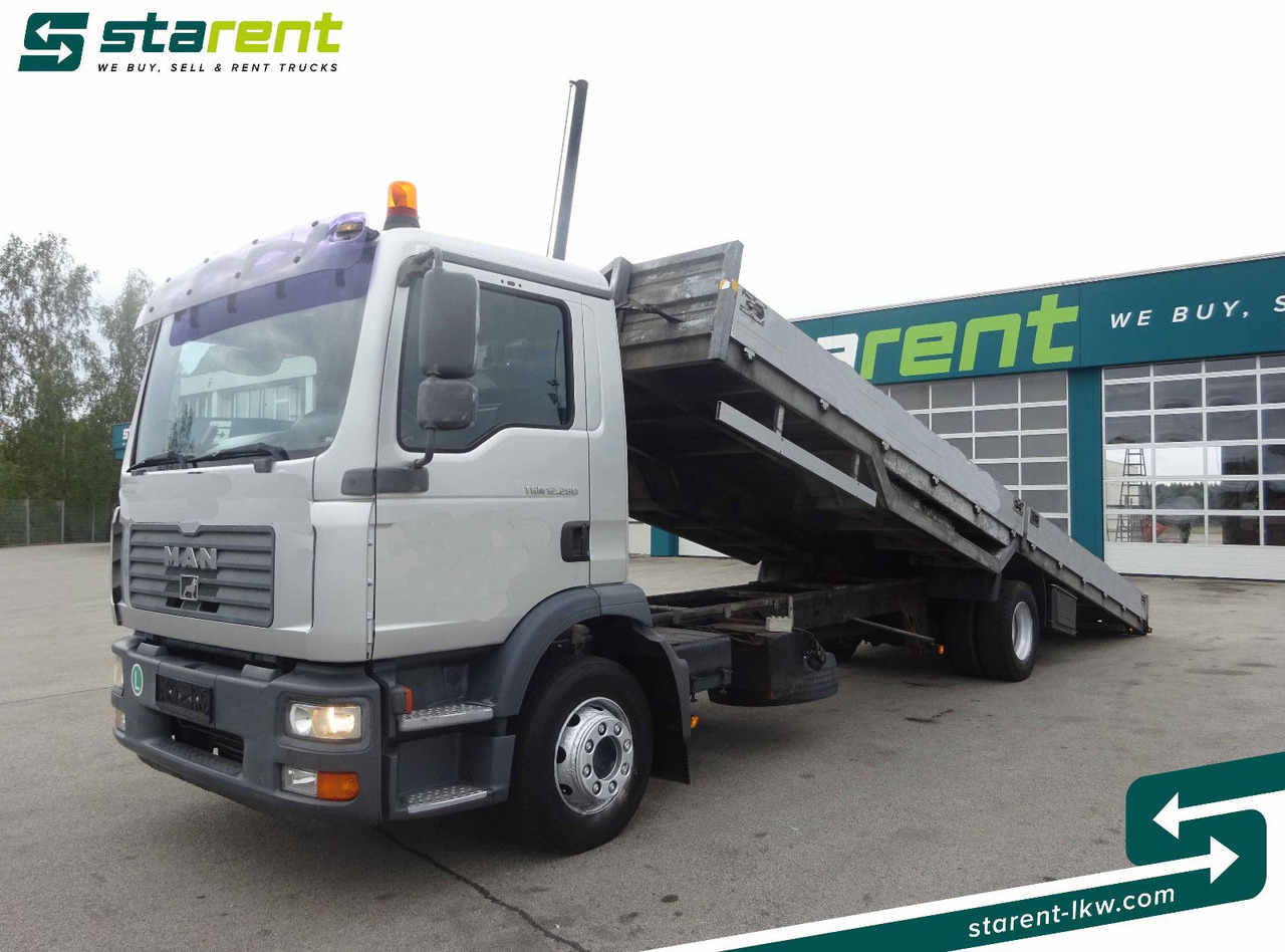 MAN TGM 12.280, Fahrzeugtransporter, kippbar - Truk pengangkut mobil: gambar 1 MAN TGM 12.280, Fahrzeugtransporter, kippbar - Truk pengangkut mobil: gambar 1