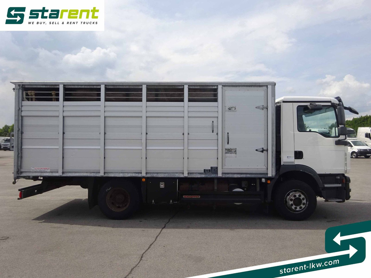 MAN TGM 15.290 Viehtransporter, Scheuwimmer Aufbau - Truk pengangkut kuda: gambar 4 MAN TGM 15.290 Viehtransporter, Scheuwimmer Aufbau - Truk pengangkut kuda: gambar 4