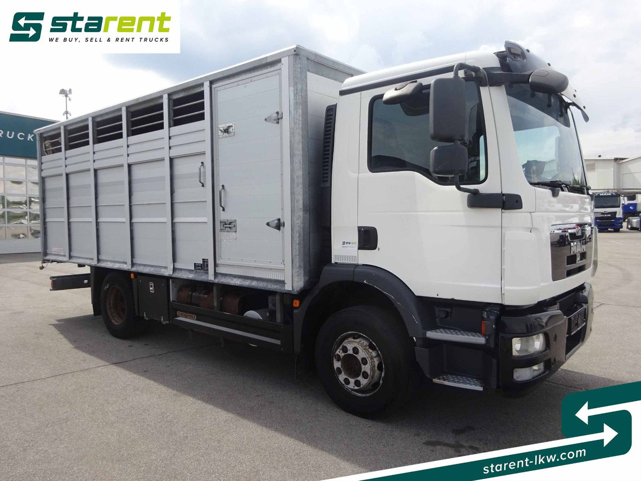 MAN TGM 15.290 Viehtransporter, Scheuwimmer Aufbau - Truk pengangkut kuda: gambar 3 MAN TGM 15.290 Viehtransporter, Scheuwimmer Aufbau - Truk pengangkut kuda: gambar 3