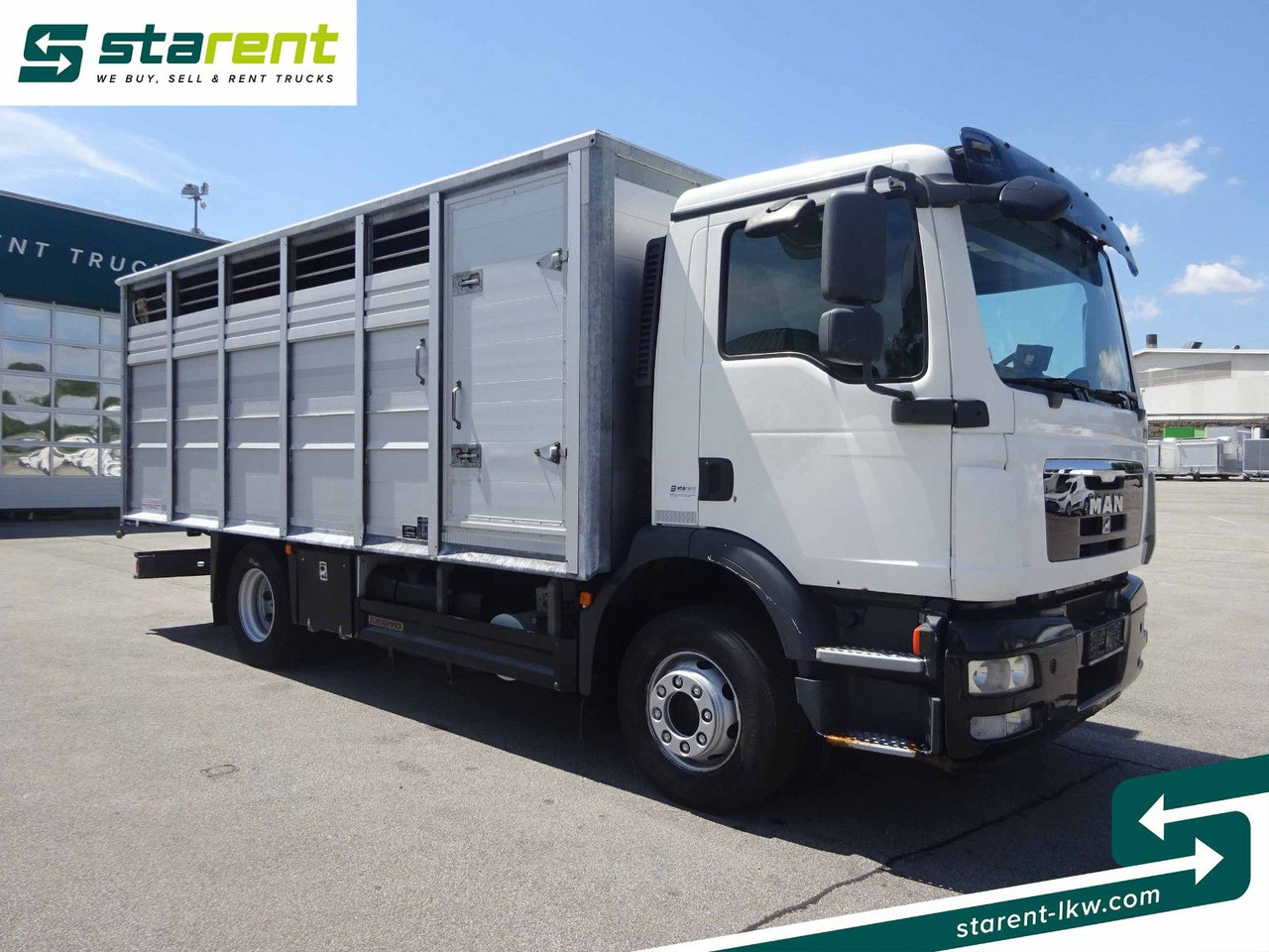 MAN TGM 15.290 Viehtransporter, Scheuwimmer Aufbau - Truk pengangkut kuda: gambar 3 MAN TGM 15.290 Viehtransporter, Scheuwimmer Aufbau - Truk pengangkut kuda: gambar 3