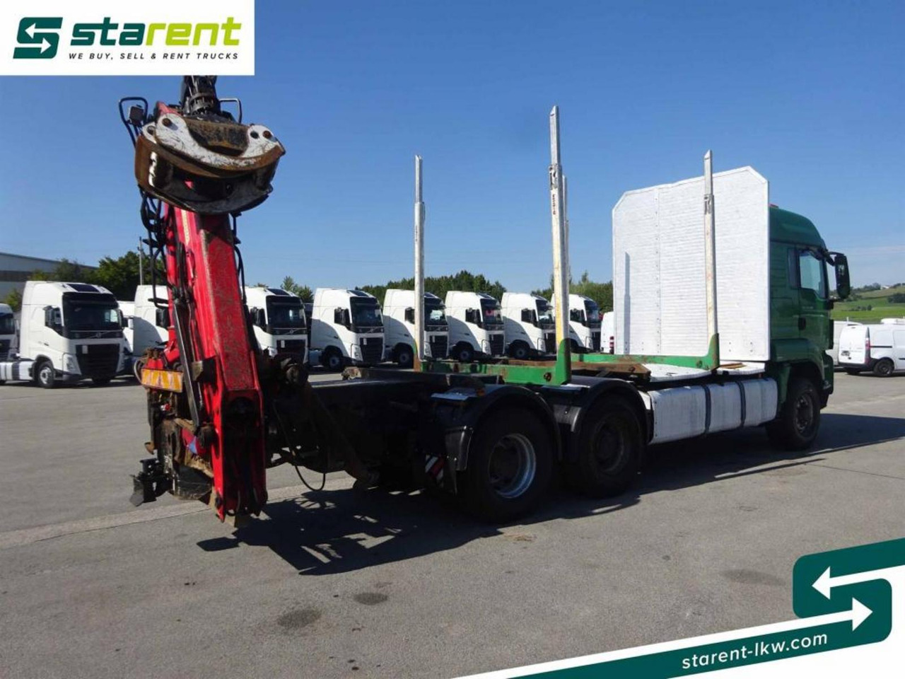 MAN TGS 26.480 6x6 Holzaufbau mit Kran, Palfinger 120Z - Truk logging: gambar 5 MAN TGS 26.480 6x6 Holzaufbau mit Kran, Palfinger 120Z - Truk logging: gambar 5