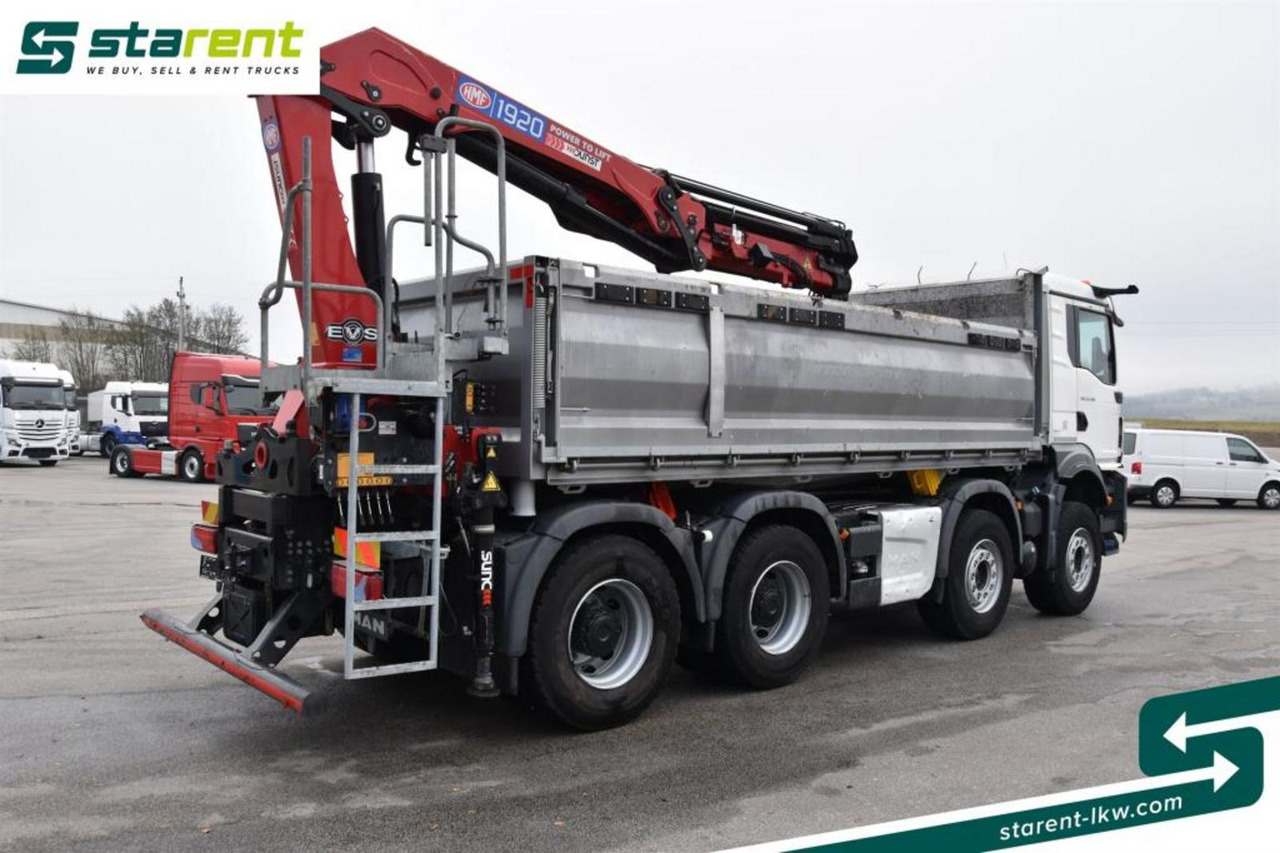 MAN TGS 35.430 8x4 Heckkran HMF1920 Kipper Navigation - Truk jungkit, Truk derek: gambar 5 MAN TGS 35.430 8x4 Heckkran HMF1920 Kipper Navigation - Truk jungkit, Truk derek: gambar 5