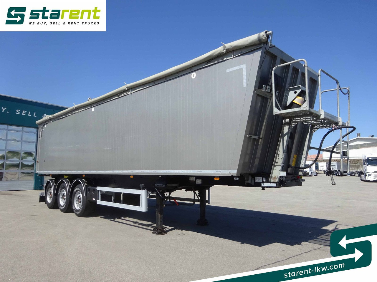 MEGA Alu-Kastenmulde, 55m³, Universalklappe, Liftachs - Semi-trailer jungkit: gambar 3 MEGA Alu-Kastenmulde, 55m³, Universalklappe, Liftachs - Semi-trailer jungkit: gambar 3