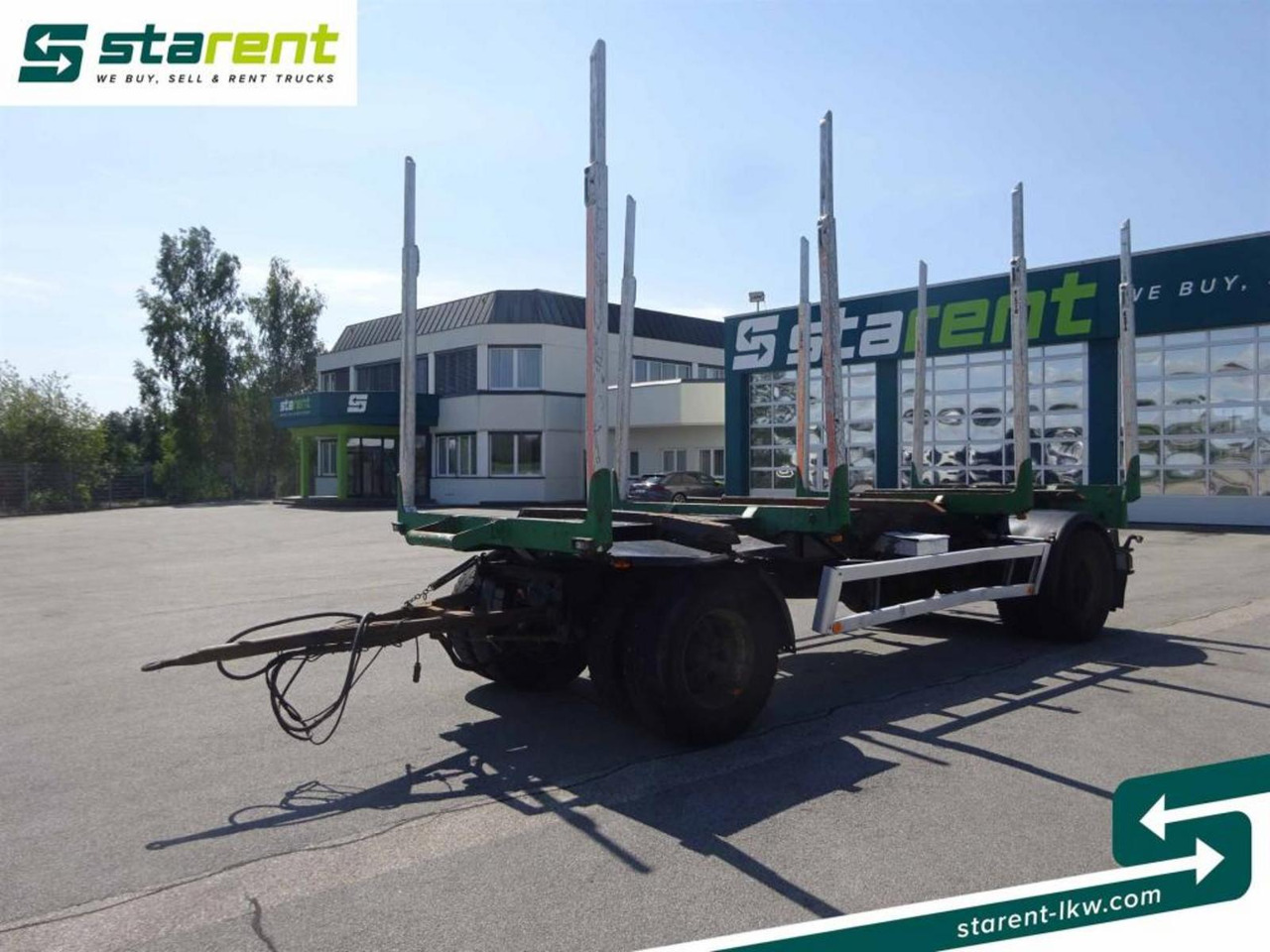Riedler Holzrungen Anhänger Achswaage Exte Rungen - Trailer pengangkut kayu: gambar 1 Riedler Holzrungen Anhänger Achswaage Exte Rungen - Trailer pengangkut kayu: gambar 1