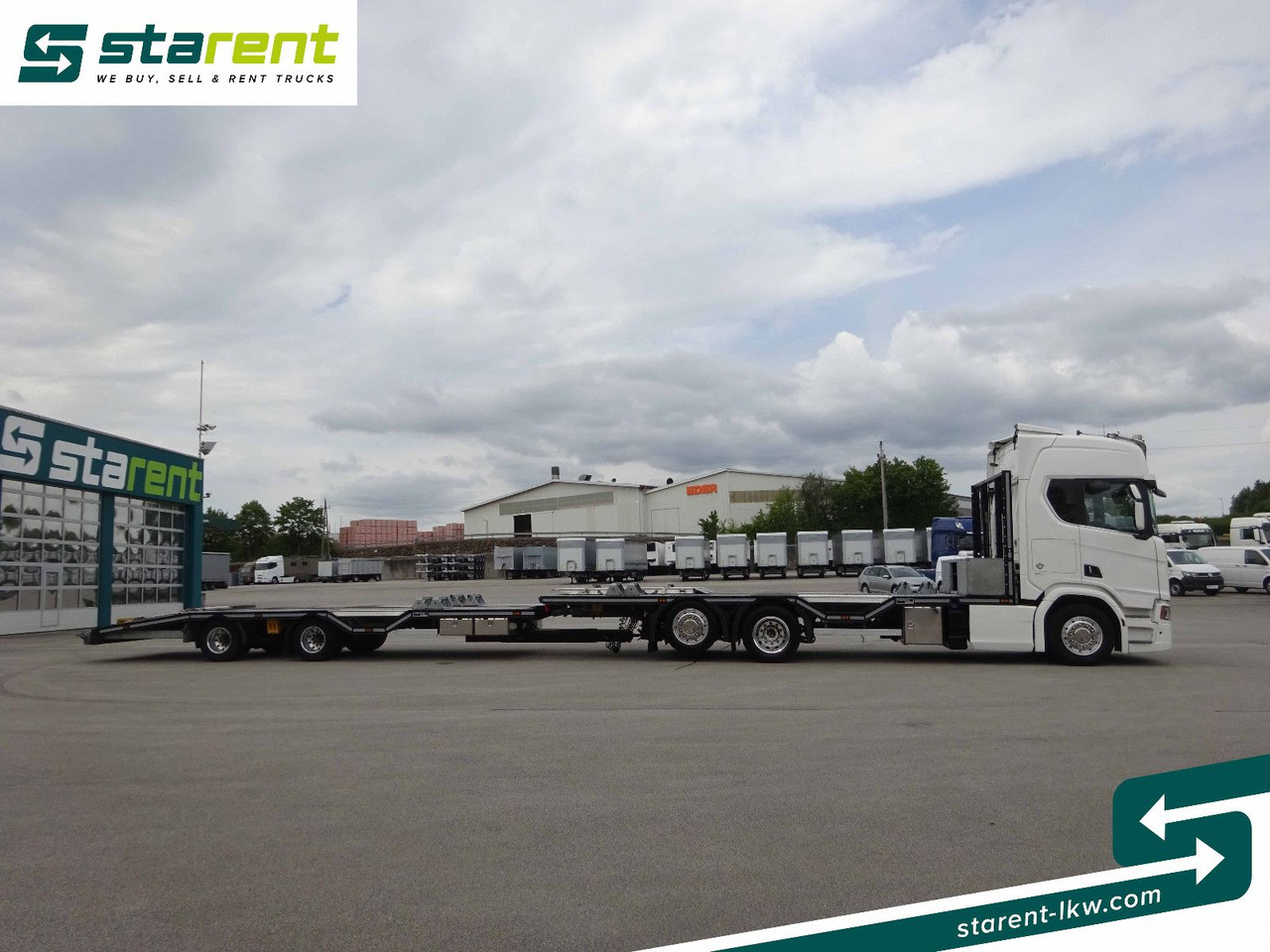 Scania R770 V8 Fahrzeugtransporter + Ziegler Anhänger - Truk sasis: gambar 4 Scania R770 V8 Fahrzeugtransporter + Ziegler Anhänger - Truk sasis: gambar 4