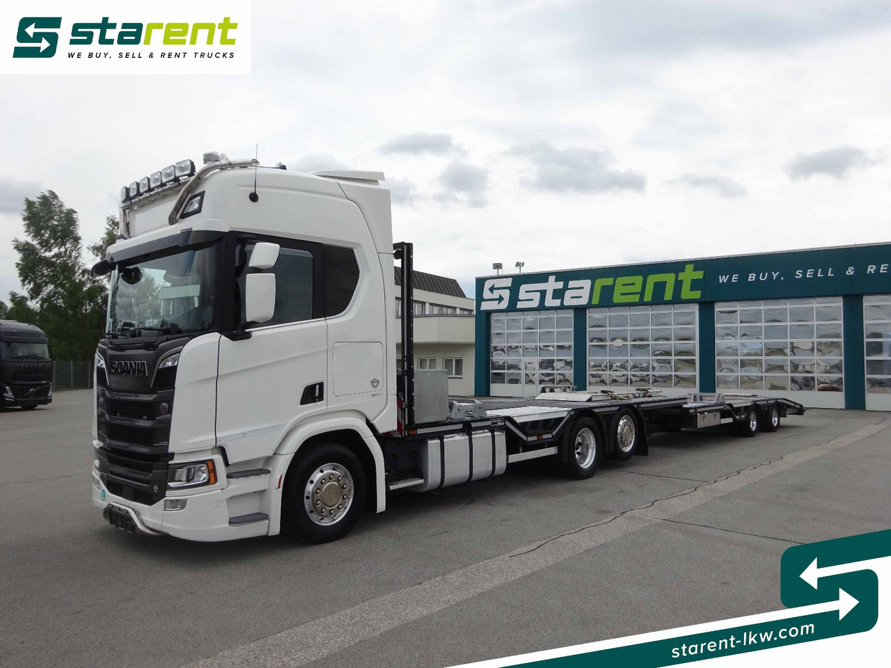 Scania R770 V8 Fahrzeugtransporter + Ziegler Anhänger - Truk sasis: gambar 1 Scania R770 V8 Fahrzeugtransporter + Ziegler Anhänger - Truk sasis: gambar 1